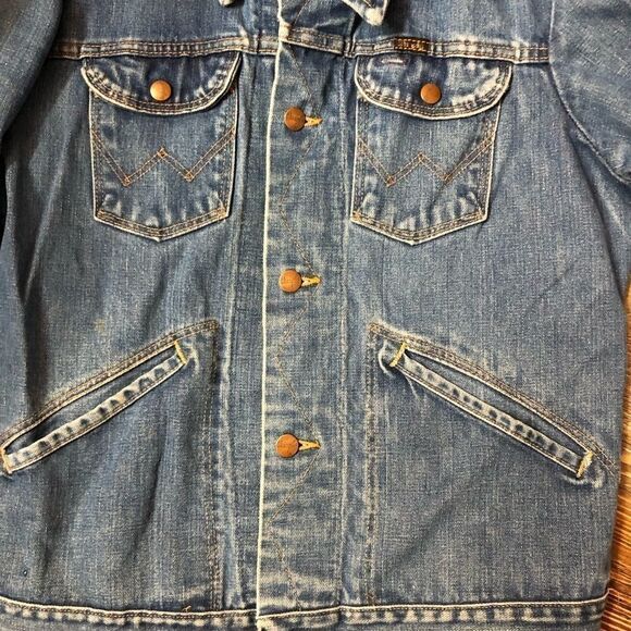 Womens 70’s vintage Wrangler trucker jacket with no lining - Picture 5 of 14